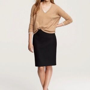 J. Crew Black Label No 2 Cotton Pencil Skirt Sz 6